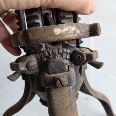 Antique North Bros Cast Iron Christmas Tree Stand