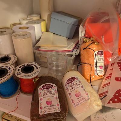 Assortment Of Crafting Supplies