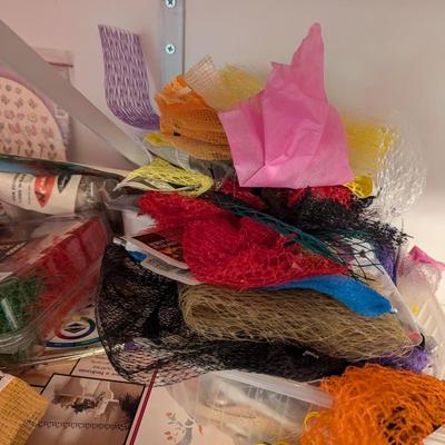 Assortment Of Crafting Supplies