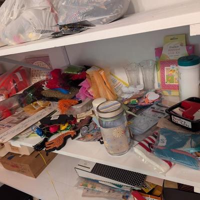 Assortment Of Crafting Supplies