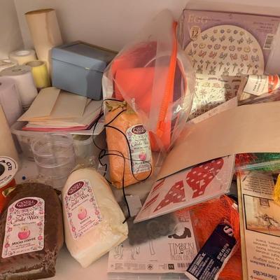 Assortment Of Crafting Supplies