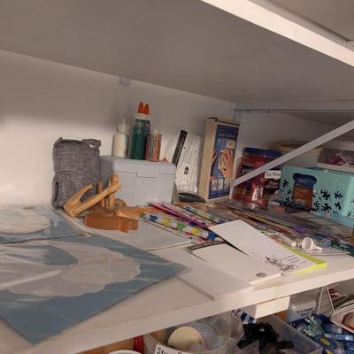 Assortment Of Crafting Supplies