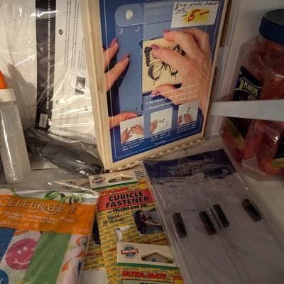 Assortment Of Crafting Supplies