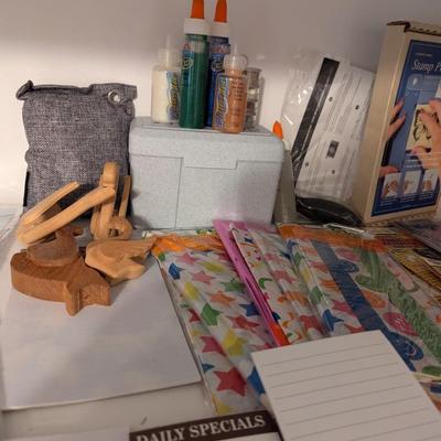 Assortment Of Crafting Supplies