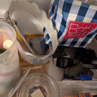 Assortment Of Crafting Supplies