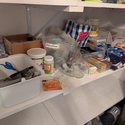Assortment Of Crafting Supplies