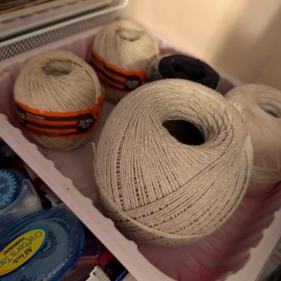 Assortment Of Crafting Supplies