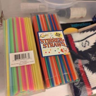 Assortment Of Crafting Supplies