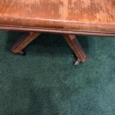 Rolling Wooden Chair