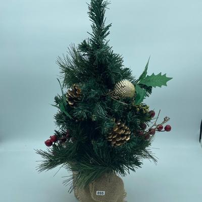 49” tall Christmas tree in pot