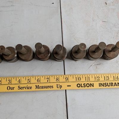 Vintage Machinist Round Punch Tools