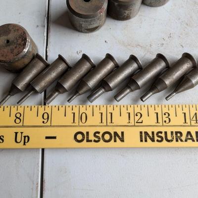 Vintage Machinist Round Punch Tools