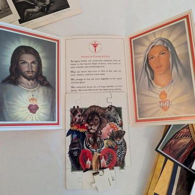 Variety Of Religious Prints & Vestment Applique