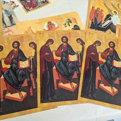 Variety Of Religious Prints & Vestment Applique