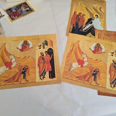 Variety Of Religious Prints & Vestment Applique