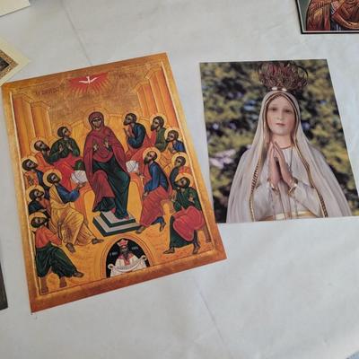 Variety Of Religious Prints & Vestment Applique