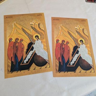 Variety Of Religious Prints & Vestment Applique