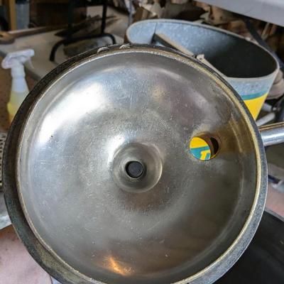 Vintage French Marked "DeLaval" Milker and Filter