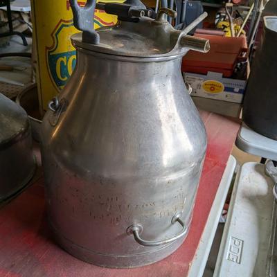Vintage French Marked "DeLaval" Milker and Filter