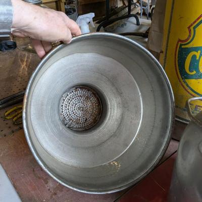 Vintage French Marked "DeLaval" Milker and Filter