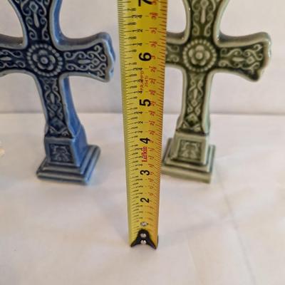Vintage Glass & Ceramic Crosses