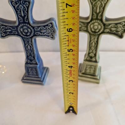 Vintage Glass & Ceramic Crosses