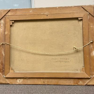 Original Oil on Canvas Landscape Painting Munich, Germany by artist Jugel