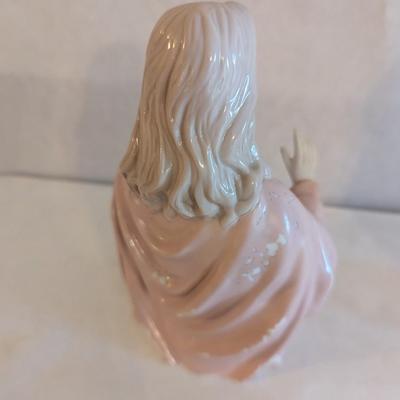 Madonna & Child Hand Painted Statue Japan - Jesus Figures Vintage RR Roman Inc. Porcelain Ascending Jesus Decor