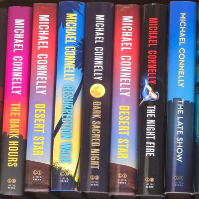 Michael Connelly Hardback Books (one additional Book not shown in group pic)