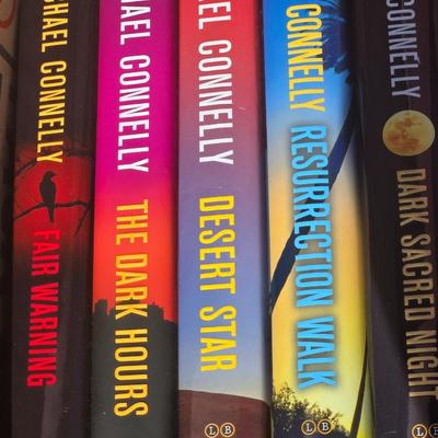 Michael Connelly Hardback Books (one additional Book not shown in group pic)