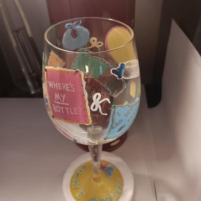 Beautifuldesigned Wine Glass in original box