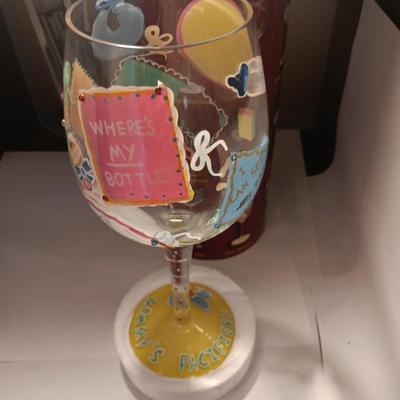Beautifuldesigned Wine Glass in original box
