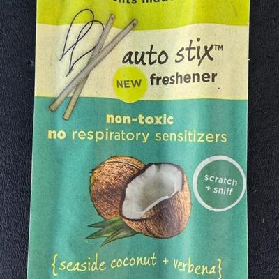 Car Scent Sticks - Seaside Coconut