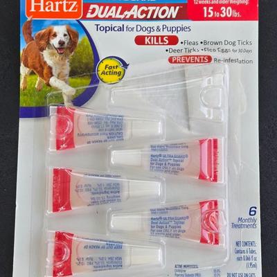 Hartz Dual Action Topical for Dogs & Puppies