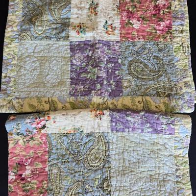 (2) King Size Quilted Shams