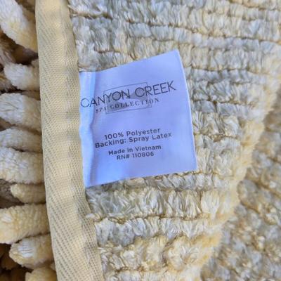 Golden Yellow Canyon Creek Spa Rug #1