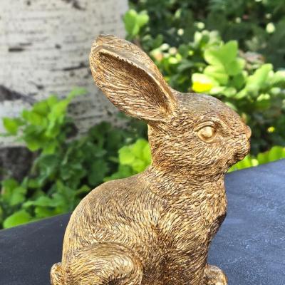 Golden Bunny Decor