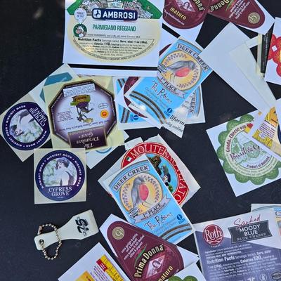 Collection of Cheese Stickers