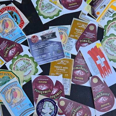 Collection of Cheese Stickers