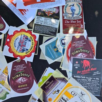 Collection of Cheese Stickers