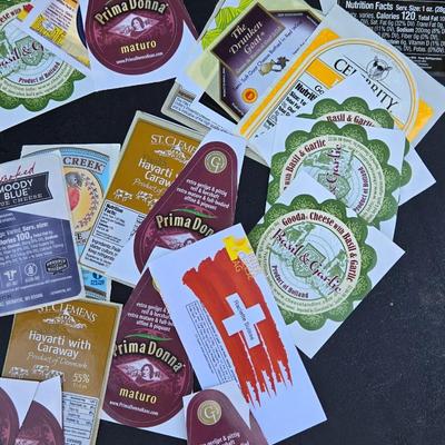 Collection of Cheese Stickers