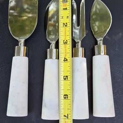 Marble Handle Cheese Serving Set