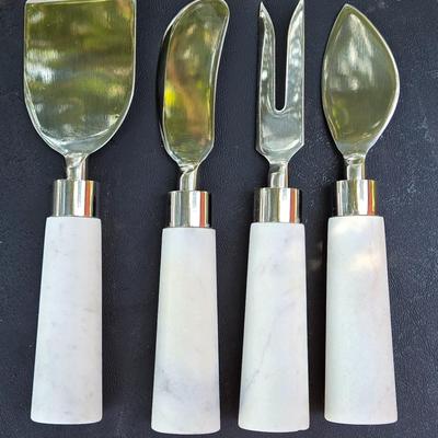 Marble Handle Cheese Serving Set