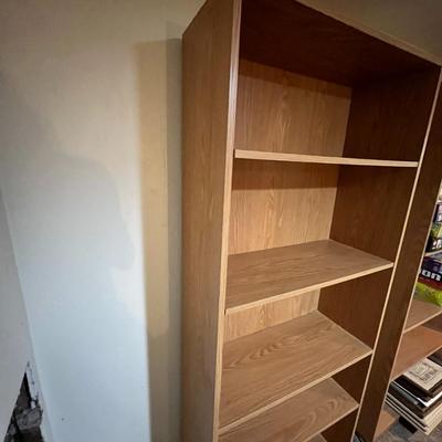 Brown 5 Tier Book Shelf (B)