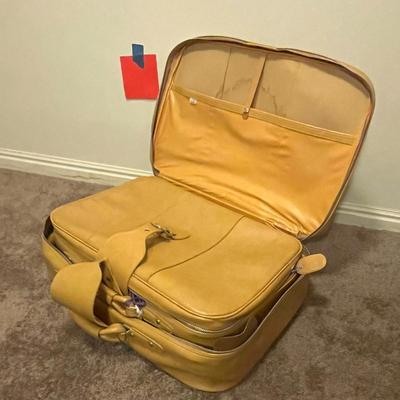 Yellow Vintage Luggage