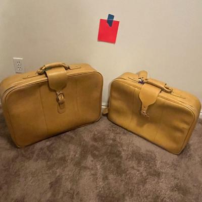 Yellow Vintage Luggage