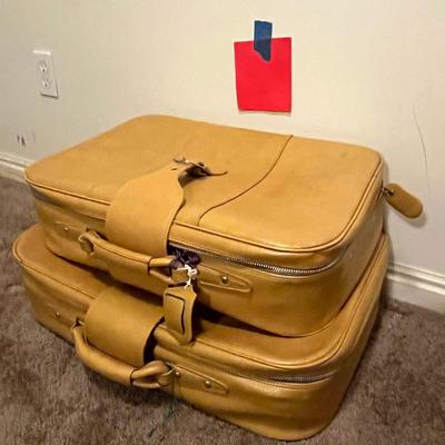 Yellow Vintage Luggage