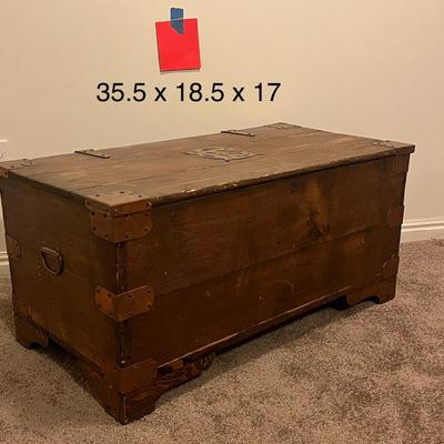 Antique/Vintage Wooden Chest