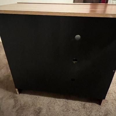 TV Media Center Wood 7 Shelf Cabinet