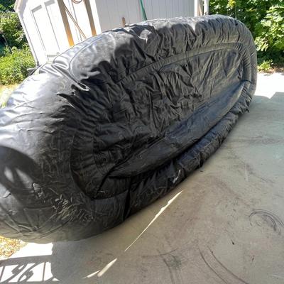 Sevylor HF360 Fish Hunter Inflatable Boat & Endura 36Trolling Motor & Battery